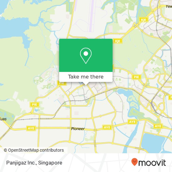 Panjigaz Inc., Jurong West St 64 map