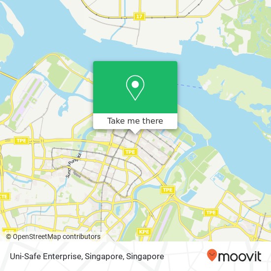 Uni-Safe Enterprise, Singapore map