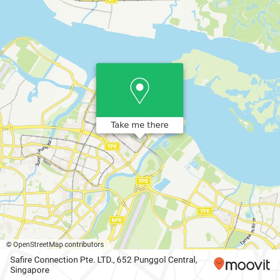 Safire Connection Pte. LTD., 652 Punggol Central地图