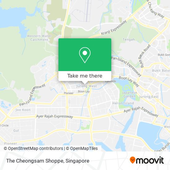 The Cheongsam Shoppe map