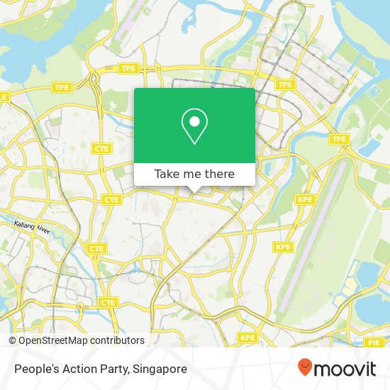 People's Action Party, Hougang Ave 8地图