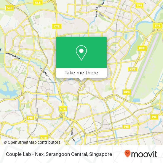 Couple Lab - Nex, Serangoon Central地图