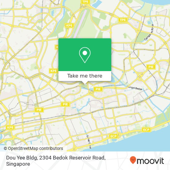 Dou Yee Bldg, 2304 Bedok Reservoir Road map