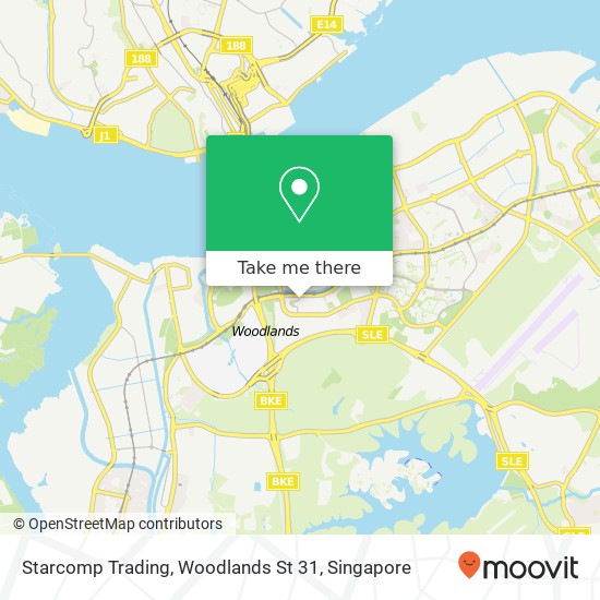 Starcomp Trading, Woodlands St 31 map