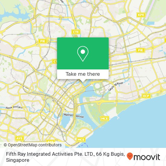 Fifth Ray Integrated Activities Pte. LTD., 66 Kg Bugis地图