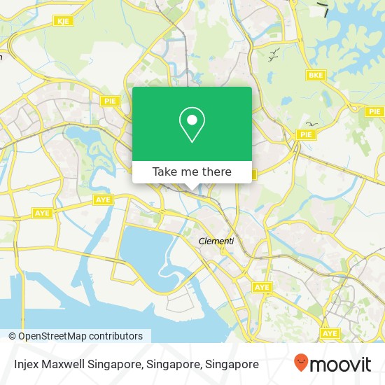 Injex Maxwell Singapore, Singapore map