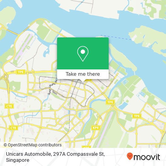 Unicars Automobile, 297A Compassvale St地图