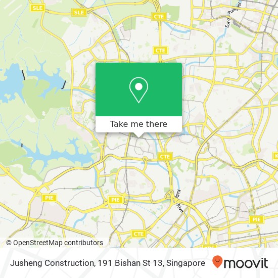 Jusheng Construction, 191 Bishan St 13 map