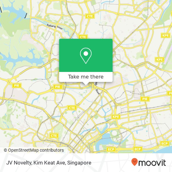 JV Novelty, Kim Keat Ave map