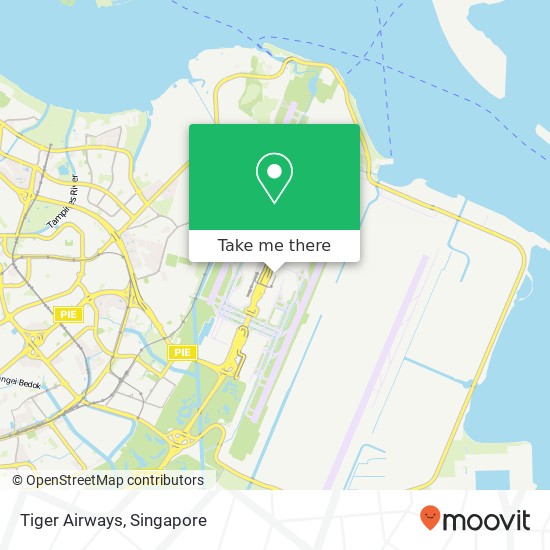 Tiger Airways地图