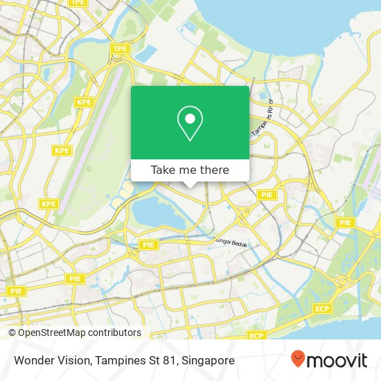 Wonder Vision, Tampines St 81地图