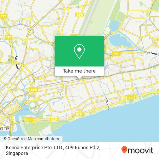 Kenna Enterprise Pte. LTD., 409 Eunos Rd 2 map