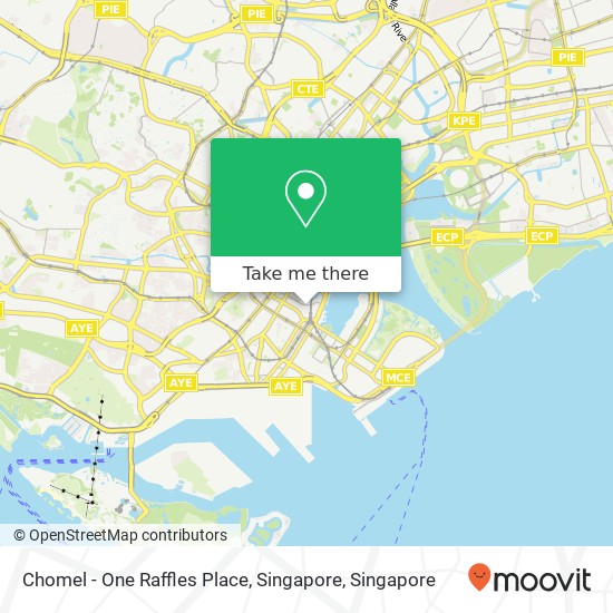 Chomel - One Raffles Place, Singapore地图