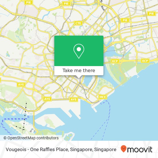 Vougeois - One Raffles Place, Singapore map