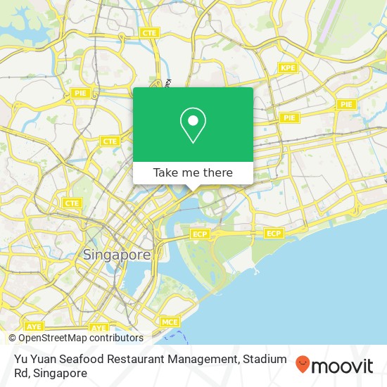 Yu Yuan Seafood Restaurant Management, Stadium Rd map