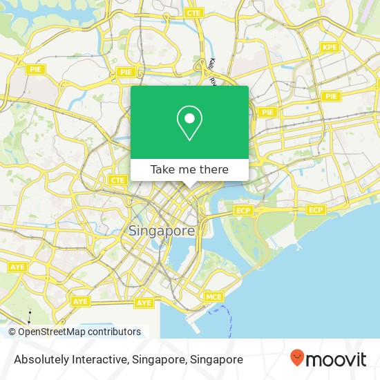 Absolutely Interactive, Singapore map