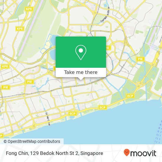 Fong Chin, 129 Bedok North St 2 map