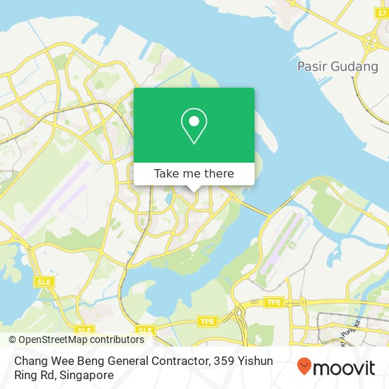 Chang Wee Beng General Contractor, 359 Yishun Ring Rd map