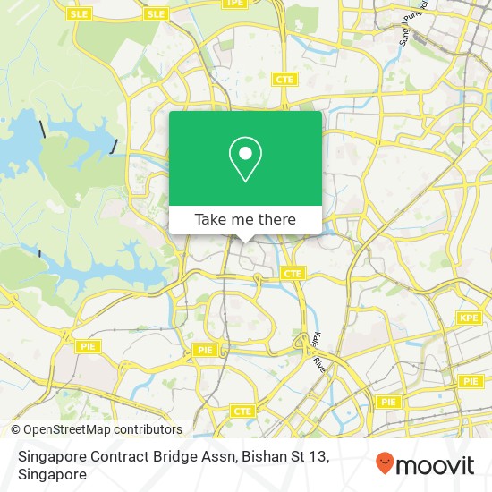 Singapore Contract Bridge Assn, Bishan St 13地图