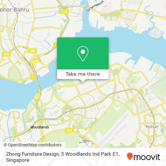 Zhong Furniture Design, 3 Woodlands Ind Park E1 map