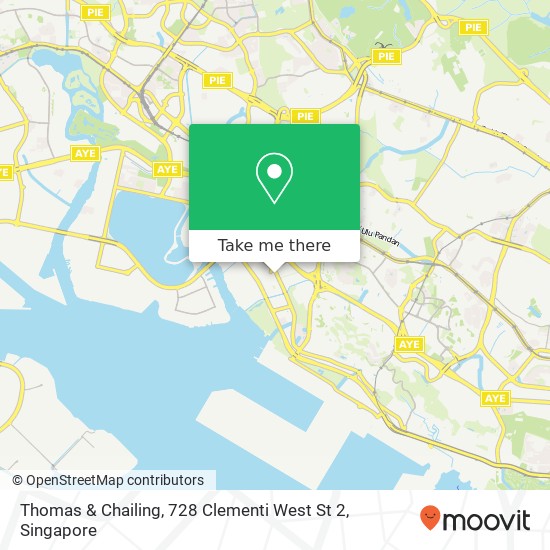 Thomas & Chailing, 728 Clementi West St 2地图
