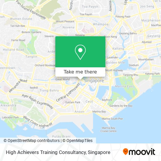 High Achievers Training Consultancy map