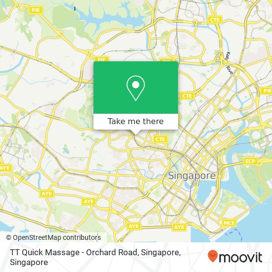 TT Quick Massage - Orchard Road, Singapore地图