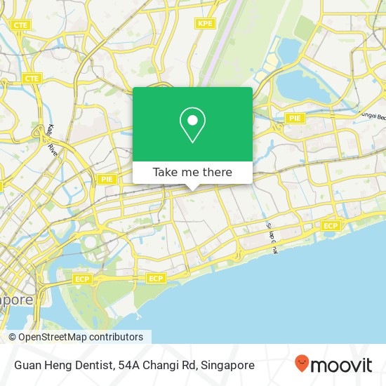 Guan Heng Dentist, 54A Changi Rd map