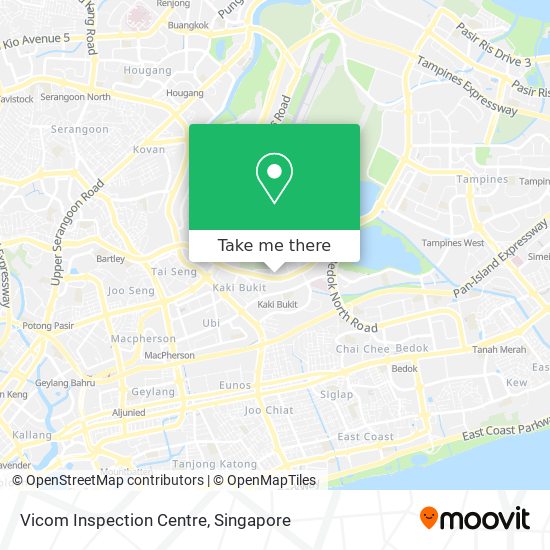 Vicom Inspection Centre map