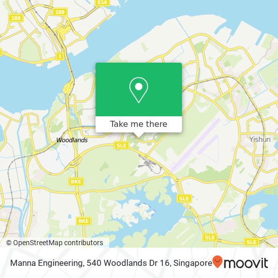 Manna Engineering, 540 Woodlands Dr 16地图