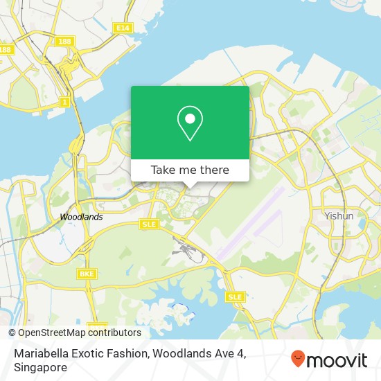 Mariabella Exotic Fashion, Woodlands Ave 4 map