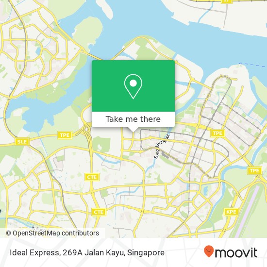 Ideal Express, 269A Jalan Kayu map