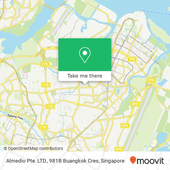 Almedio Pte. LTD., 981B Buangkok Cres map