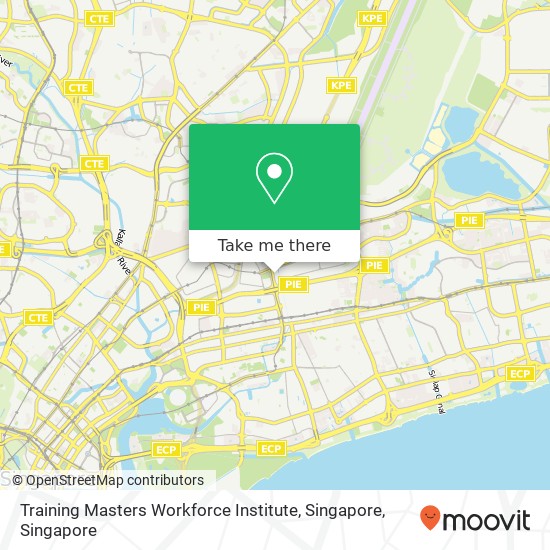 Training Masters Workforce Institute, Singapore map