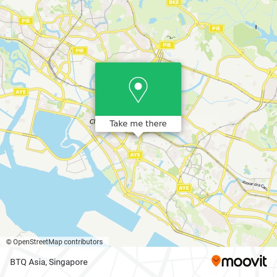 BTQ Asia map