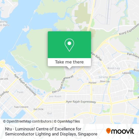 Ntu - Luminous! Centre of Excellence for Semiconductor Lighting and Displays map