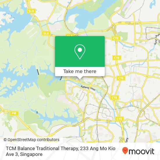 TCM Balance Traditional Therapy, 233 Ang Mo Kio Ave 3 map