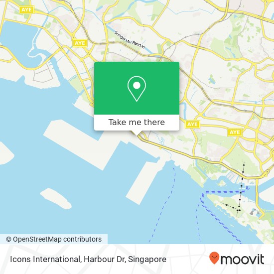 Icons International, Harbour Dr map