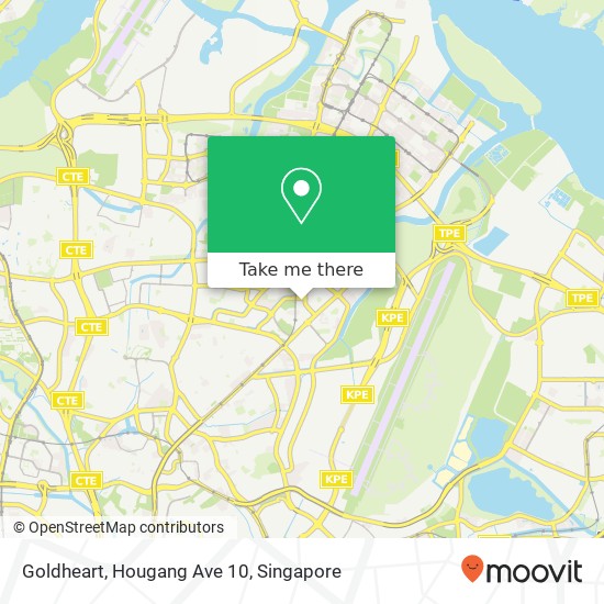 Goldheart, Hougang Ave 10 map