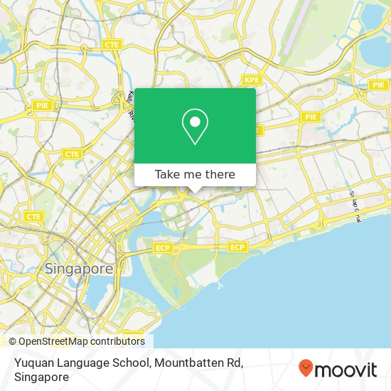 Yuquan Language School, Mountbatten Rd map
