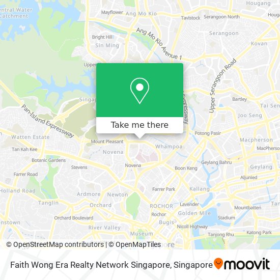 Faith Wong Era Realty Network Singapore map