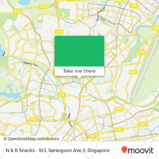 N & B Snacks - Sr3, Serangoon Ave 3 map