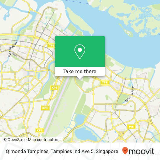 Qimonda Tampines, Tampines Ind Ave 5 map