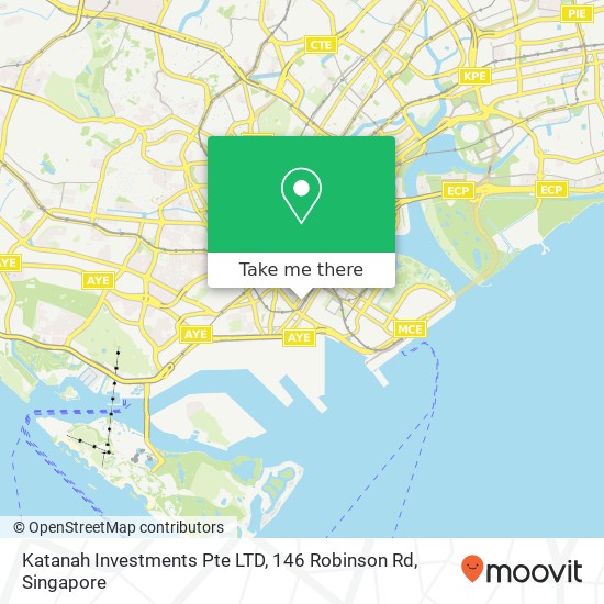 Katanah Investments Pte LTD, 146 Robinson Rd map