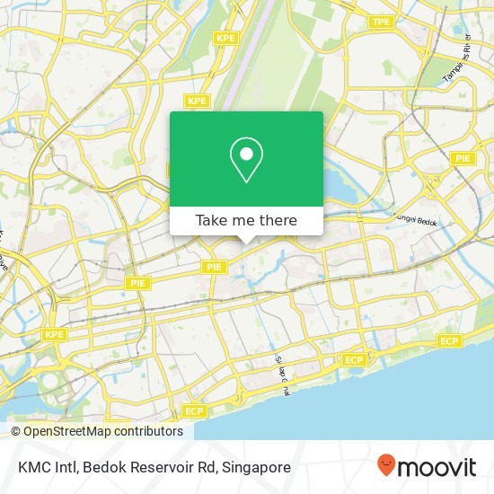 KMC Intl, Bedok Reservoir Rd map