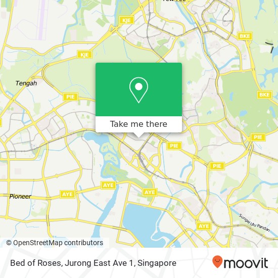 Bed of Roses, Jurong East Ave 1 map