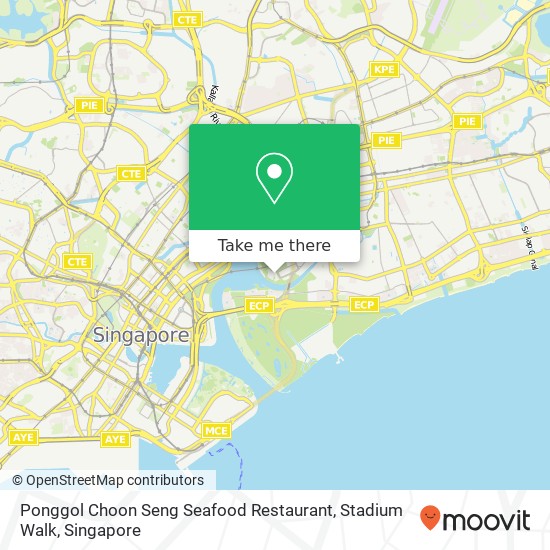 Ponggol Choon Seng Seafood Restaurant, Stadium Walk map