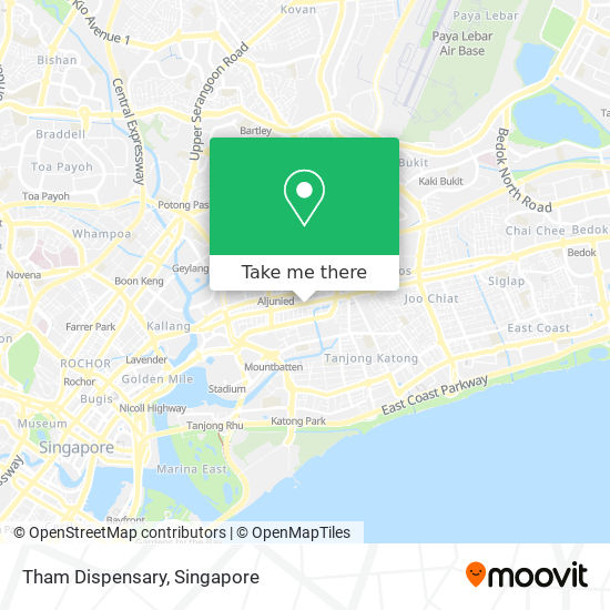 Tham Dispensary map