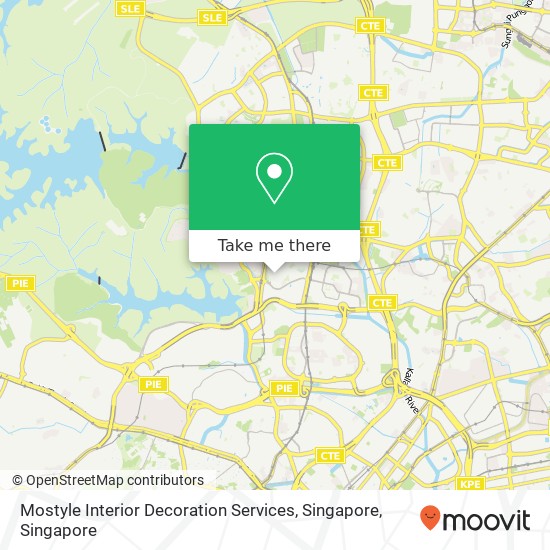 Mostyle Interior Decoration Services, Singapore map