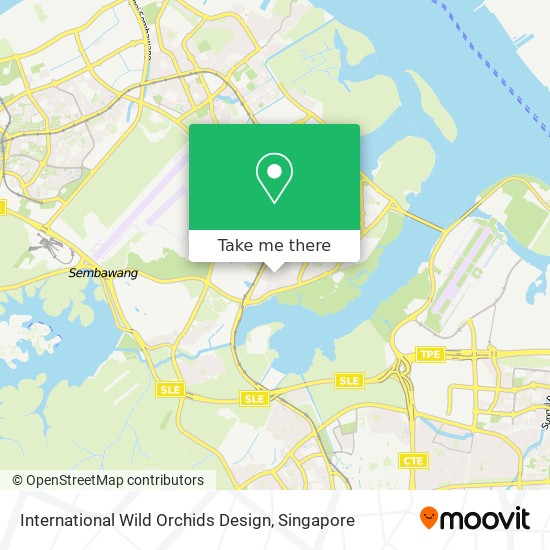 International Wild Orchids Design map